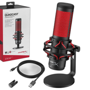 HyperX QuadCast USB Condenser Gaming Microphone