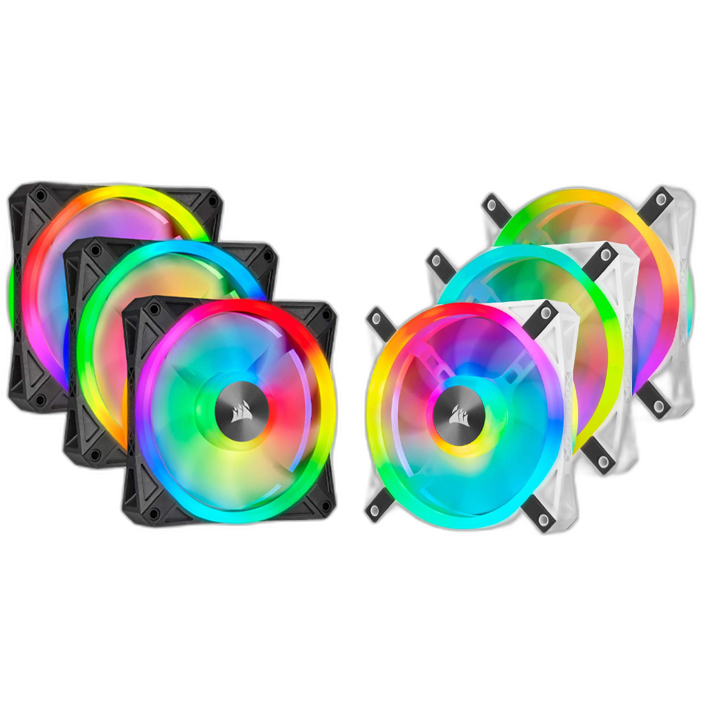 Corsair iCUE QL120 120 mm RGB LED PWM Fans, 3 Pack