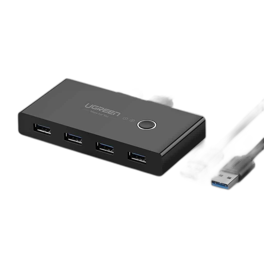 UGREEN USB 3.0 Switch, 2 In 4 Out