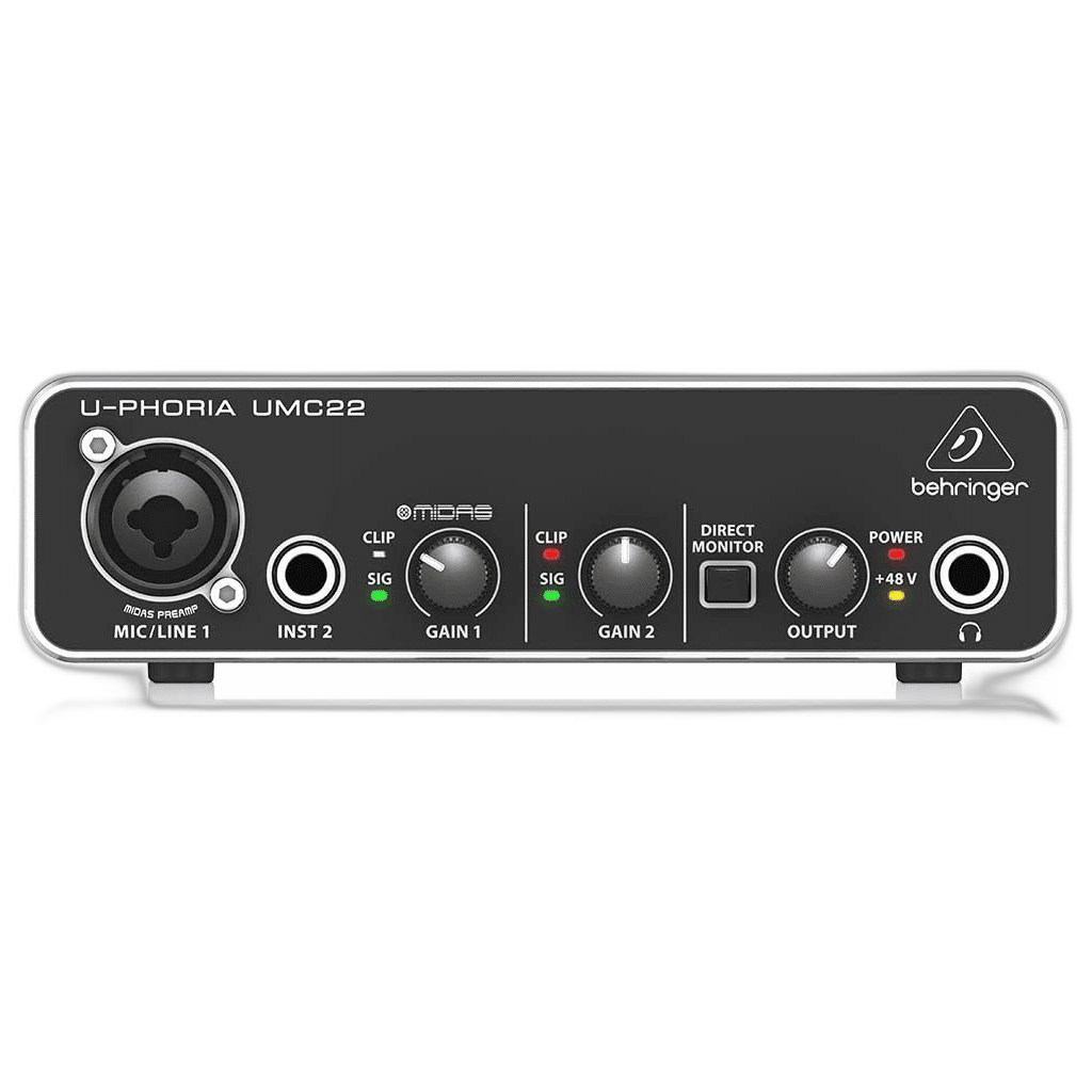 Behringer UMC22 Audio Interface for Computer