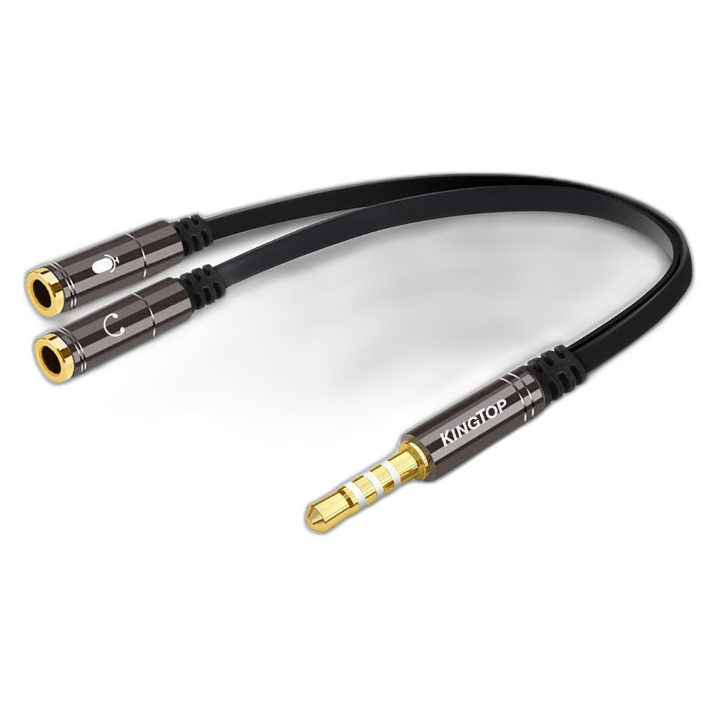 Kingtop 3.5mm Combo Audio Adapter Cable