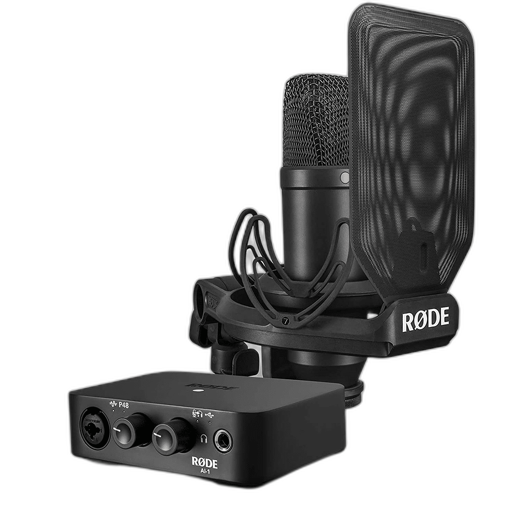 RØDE NT1 Condenser Microphone with AI-1 Interface