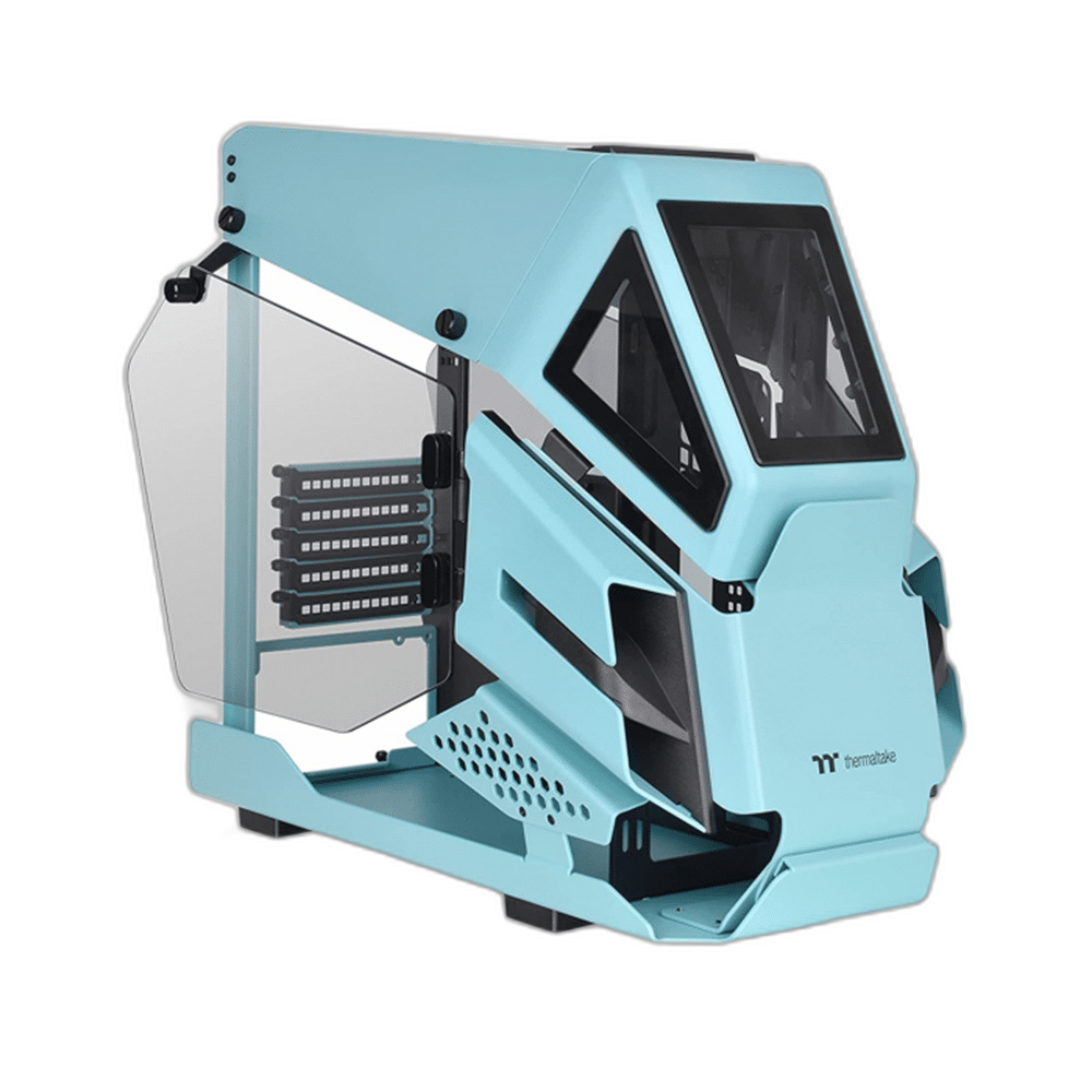 Thermaltake AH T200 Helicopter Styled Micro ATX Case - Turquoise