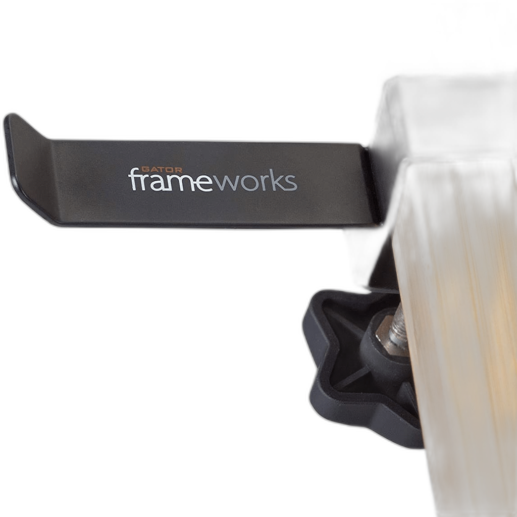 Gator Frameworks Clamp Mounted Headphone Hanger for Desk