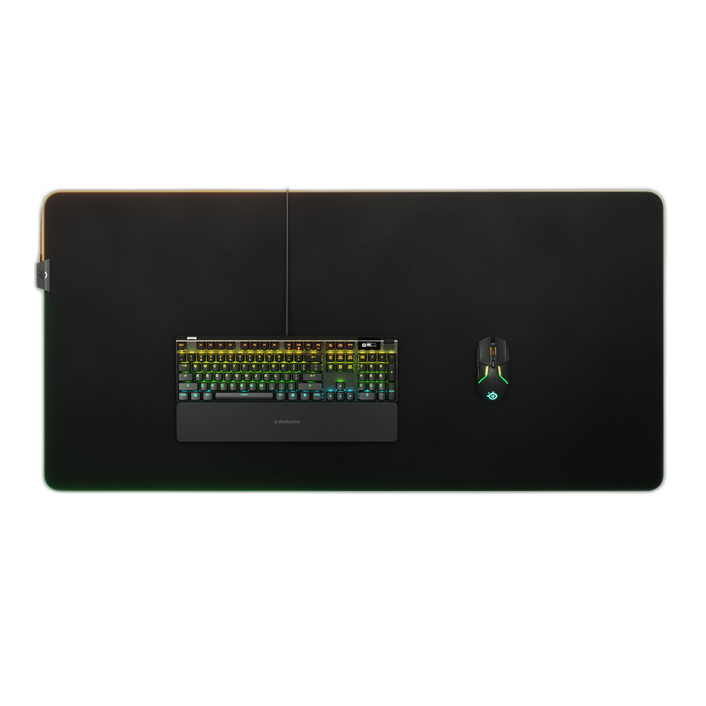 SteelSeries QcK Prism Cloth RGB Gaming Mouse Pad