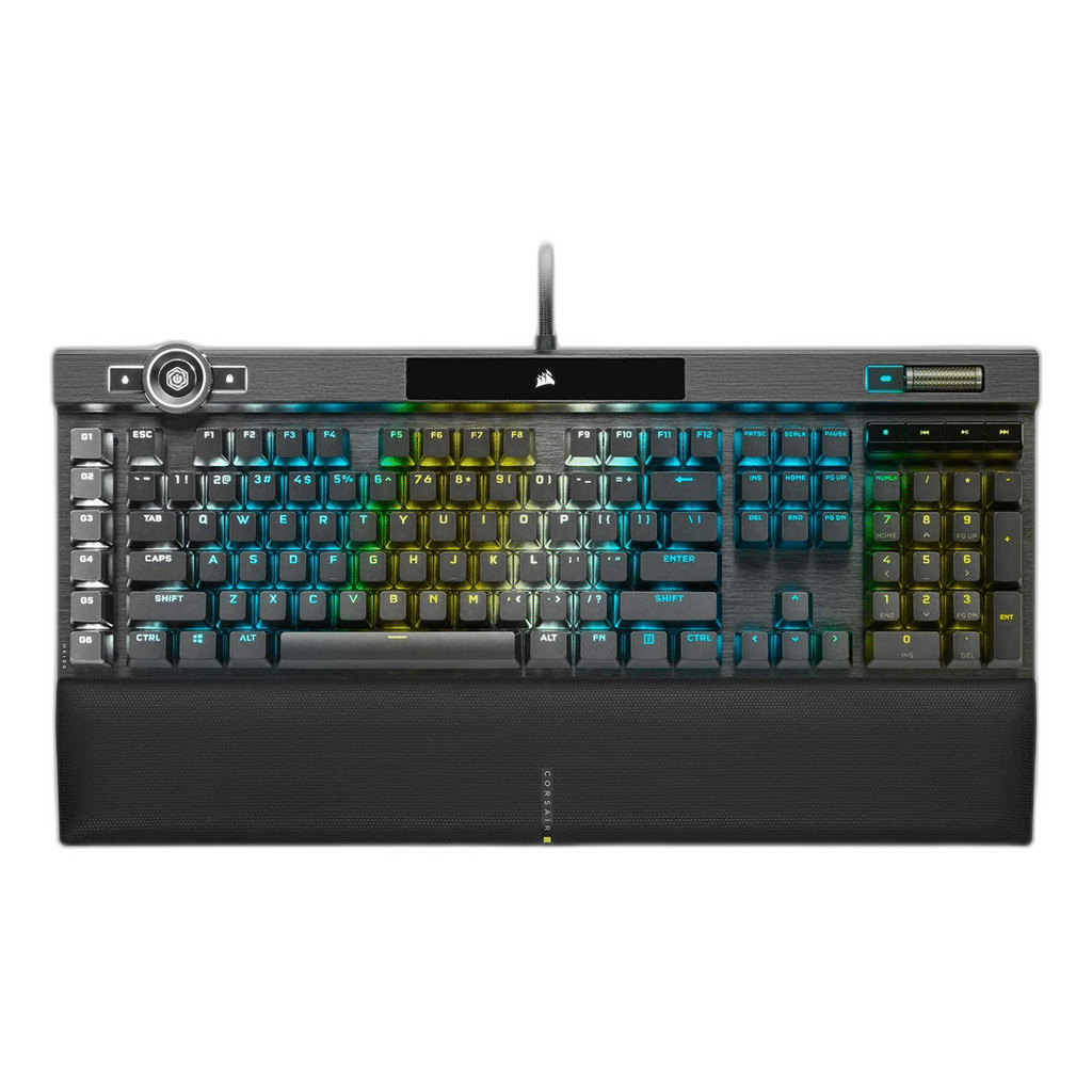 Corsair K100 RGB Optical-Mechanical Gaming Keyboard, Black