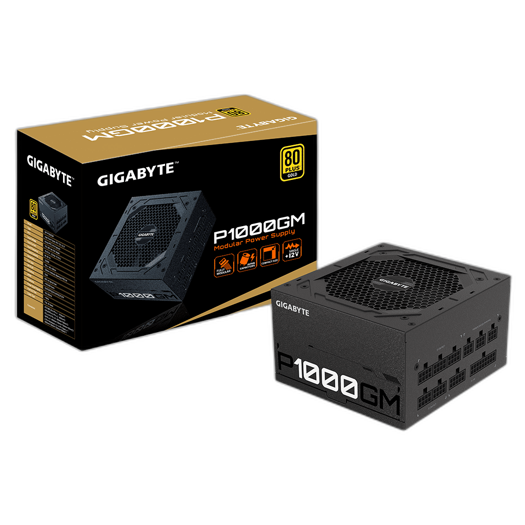 GIGABYTE P1000GM 1000W 80 PLUS Gold Power Supply