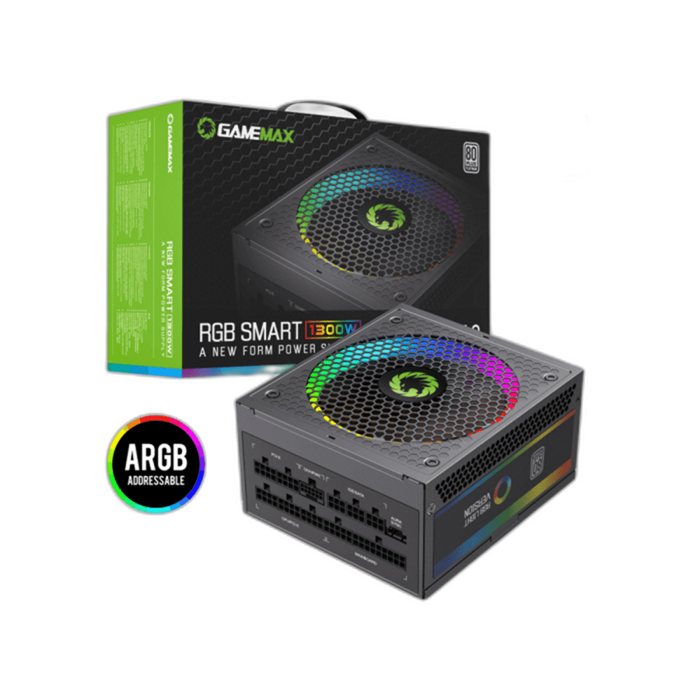 GameMax 80PLUS Platinum 1300W Fully Modular Power Supply