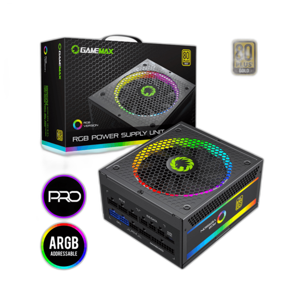 GameMax 80PLUS Gold 750W Fully Modular Power Supply