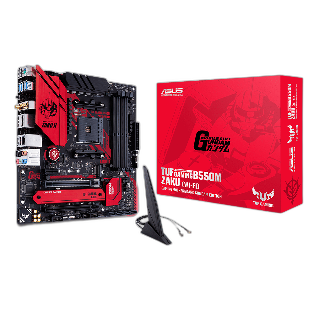 Asus TUF GAMING B550M ZAKU II EDITION Micro Motherboard, AM4