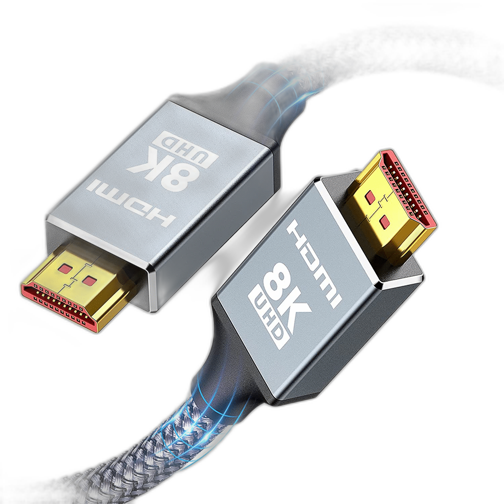 Capshi Ultra HD 48Gbps HDMI 2.1 Cable, 8K 2M