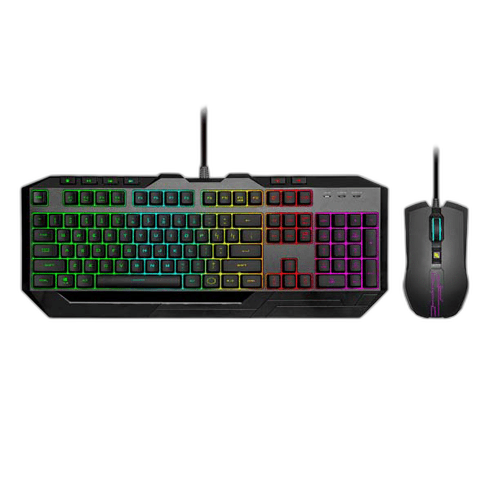 Cooler Master Devastator 3 RGB Keyboard and Mouse Combo, Black