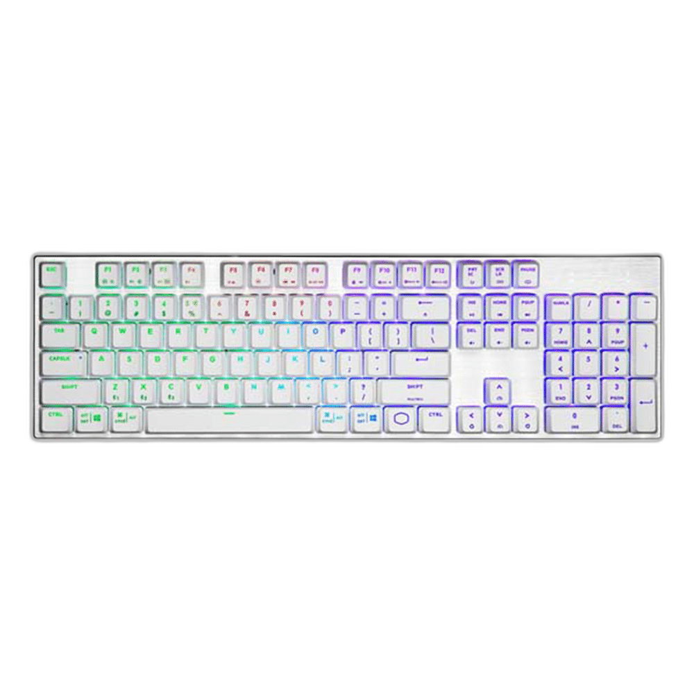 Cooler Master SK653 Wireless Low Profile Mechanical Keyboard Silver