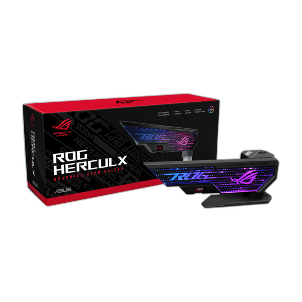 ASUS Rog XH01 Herculx Graphics Card Holder with RGB Lighting