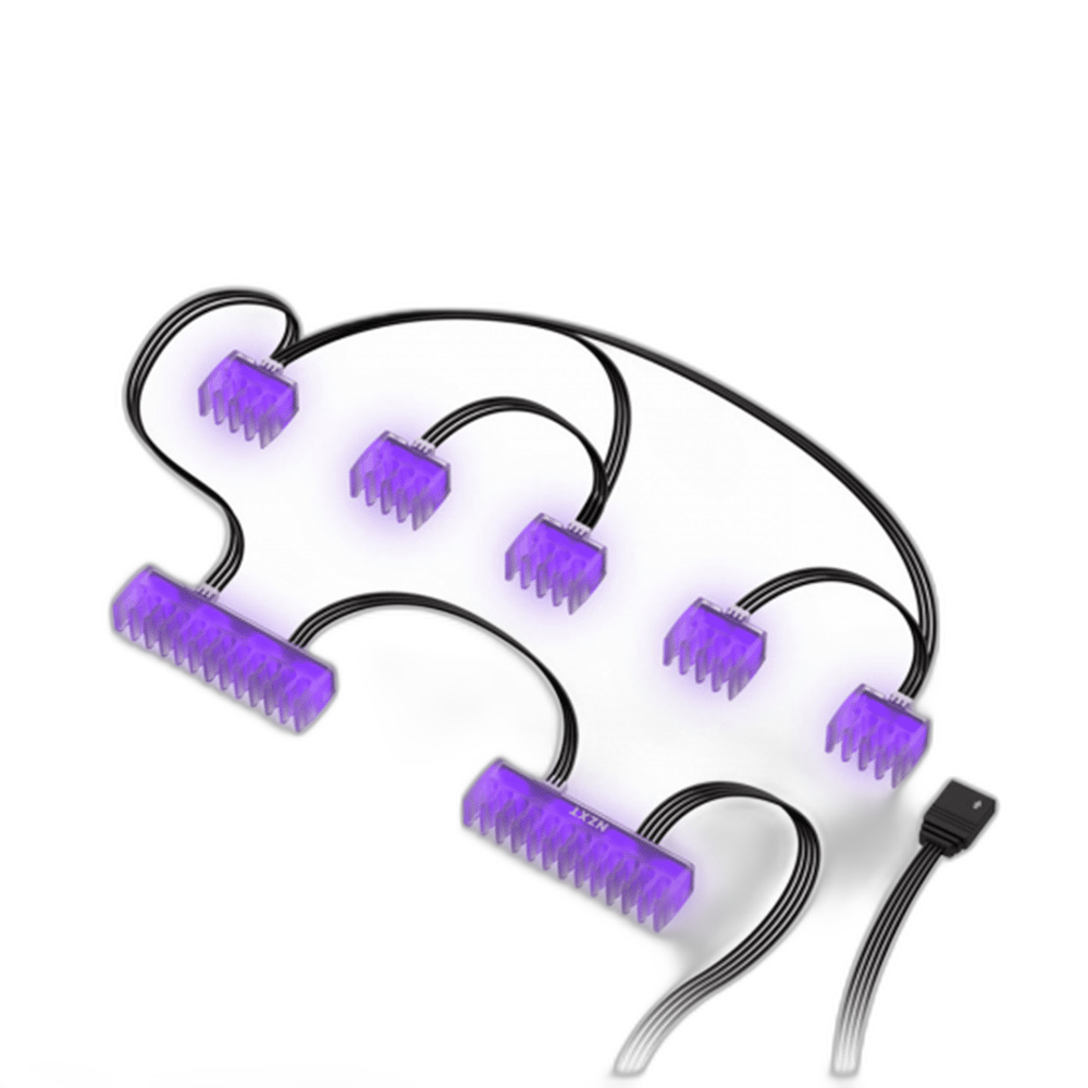 NZXT Hue 2 RGB Cable Comb, 18 Addressable RGB LEDs