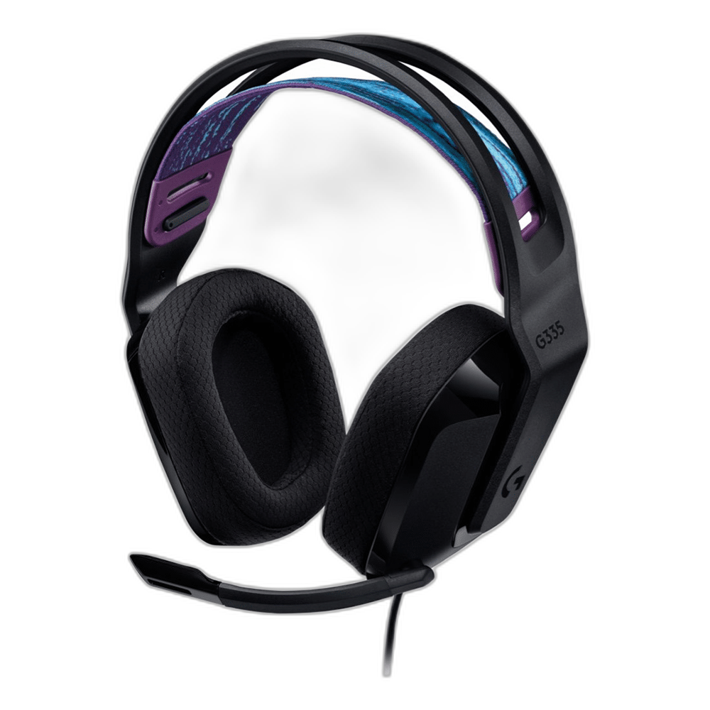 Logitech G335 Wired Gaming Headset - Black & White