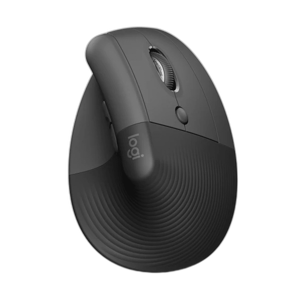 Logitech Lift Vertical Ergonomic Wireless Mouse - Graphite