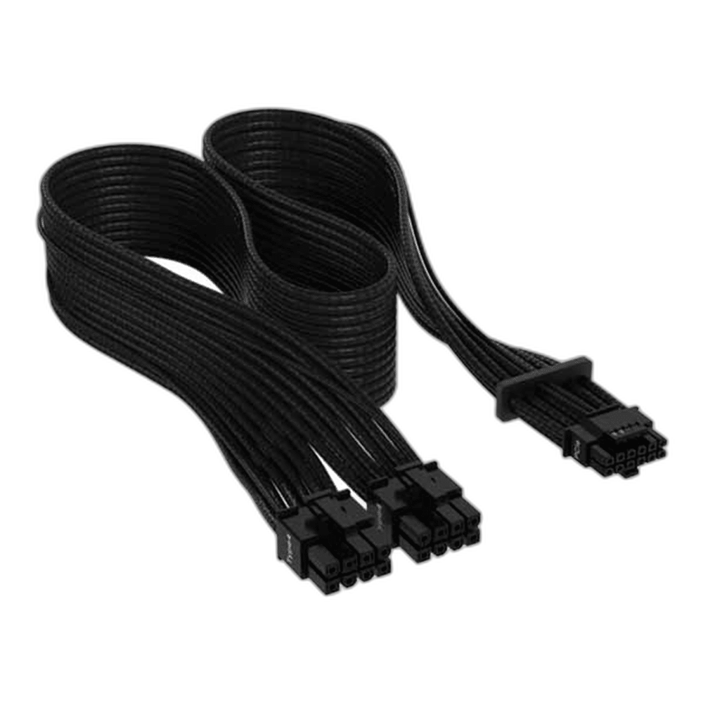 Corsair Premium Sleeved PCIe 5.0 Cable, 12+4pin