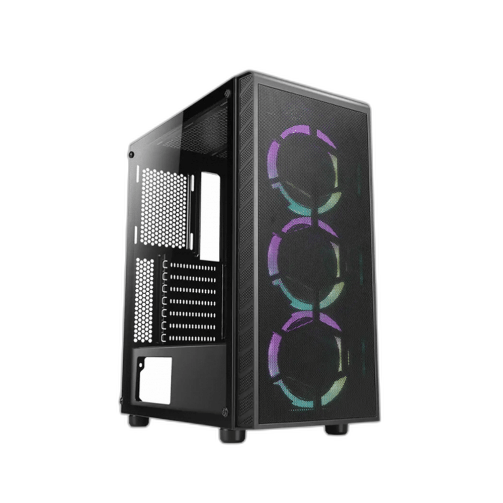 Azza Prime ATX Mid-Tower Case with ARGB Fans