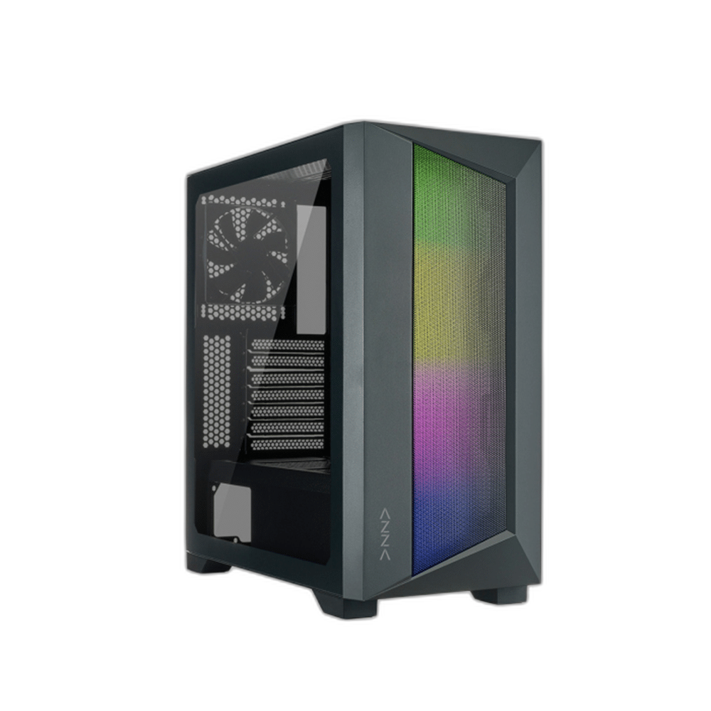 Azza Octane ATX Mid-Tower Case with ARGB Fans