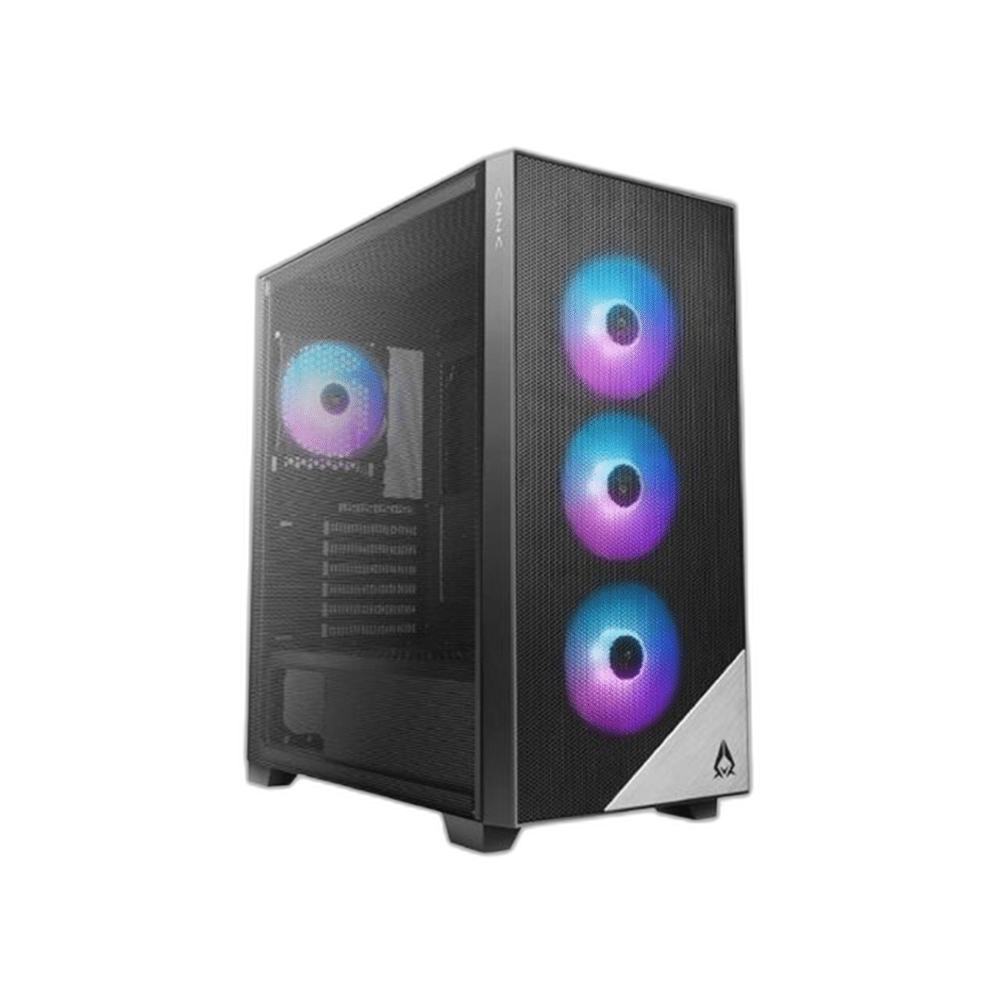 Azza Prime ATX Mid-Tower Mesh Case with ARGB Fans