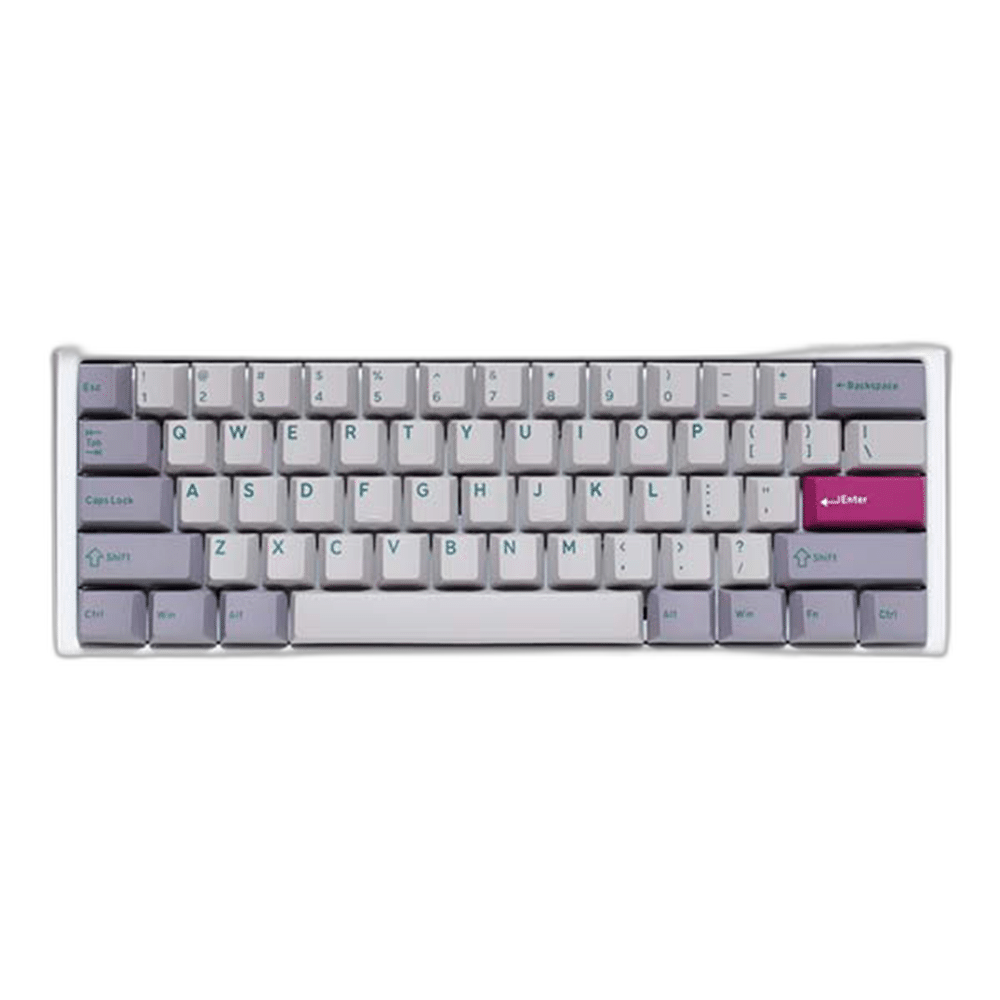 Ducky One 3 Mini Red Switch Hot-Swap Mechanical Keyboard, Mist Grey