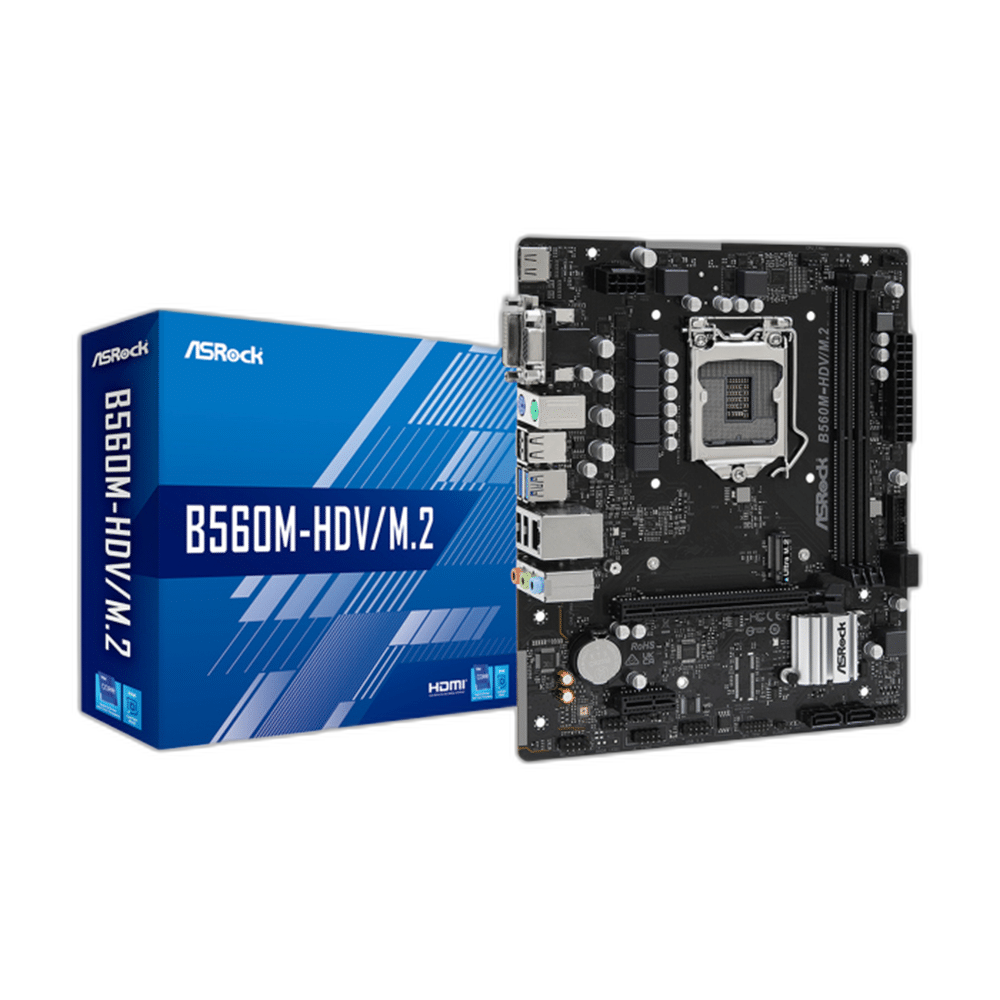 ASRock Intel H560M-HDV/M.2 Micro-ATX Motherboard