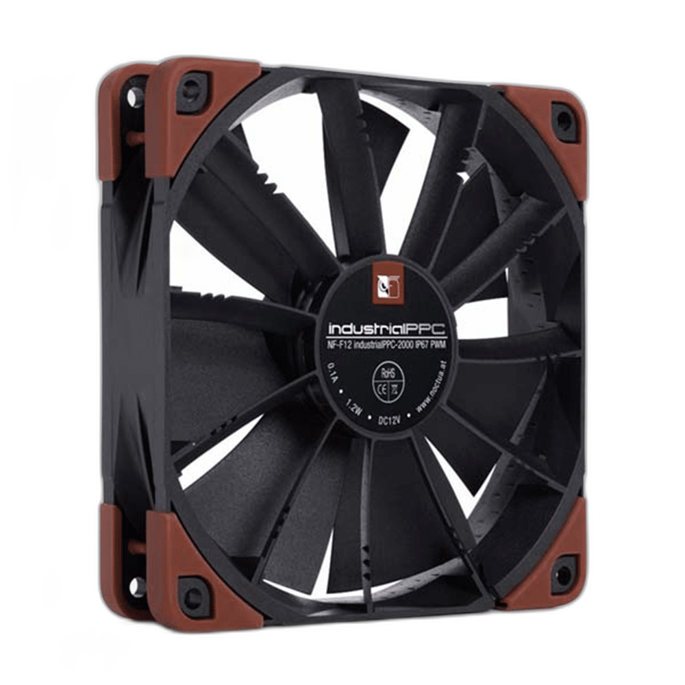 Noctua NF-F12 Industrial PPC-2000 Fan - Black