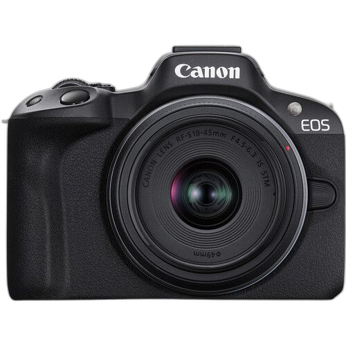 CANON EOS R50 Mirrorless Camera with RF-S 18-45mm Lens