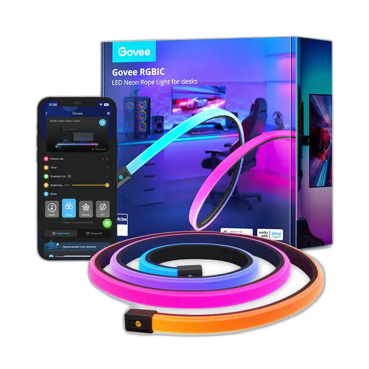 Govee Neon Gaming Table Light 3m for Enhanced Gaming Atmosphere