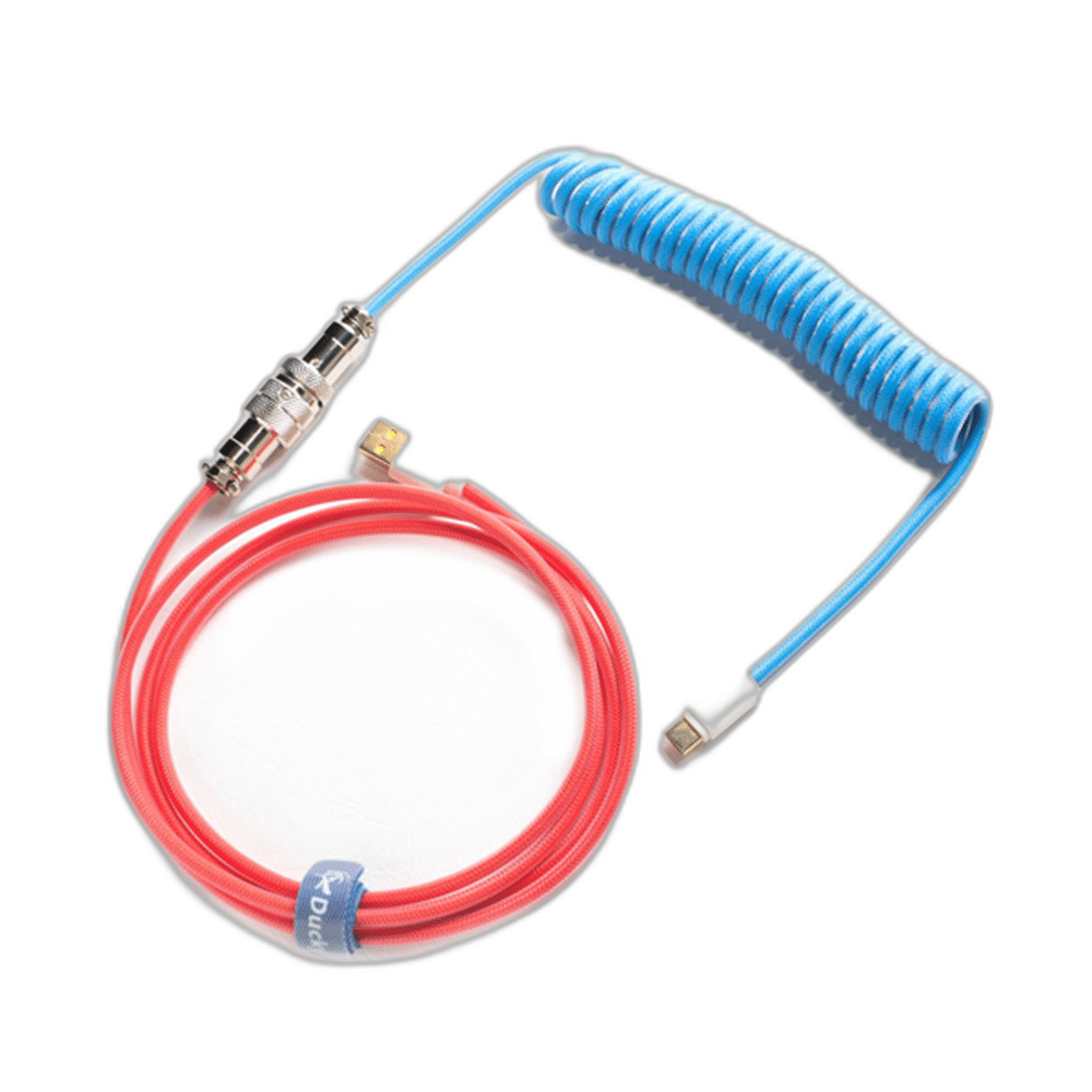 Ducky Channel Premicord USB Type-A to Type-C Spiral Cable 1.8m