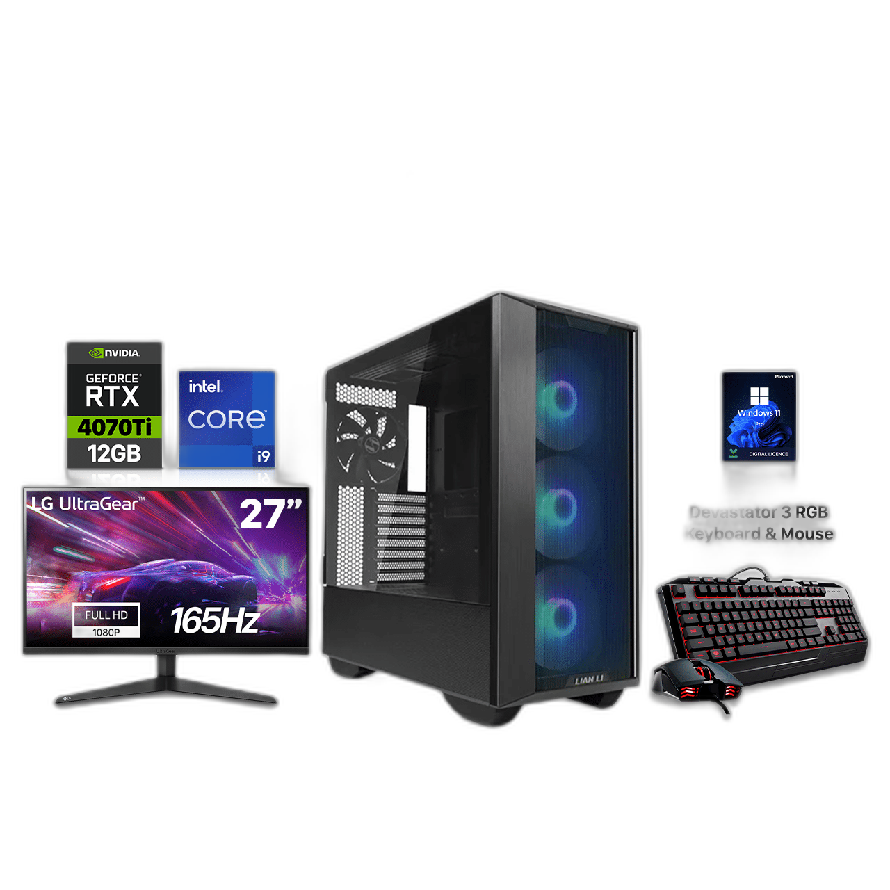 RTX 4070 Ti Gaming PC i9-13900KF