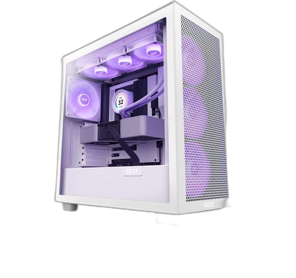 NZXT H7 Flow RGB Edition ATX Mid Tower Case (2023)