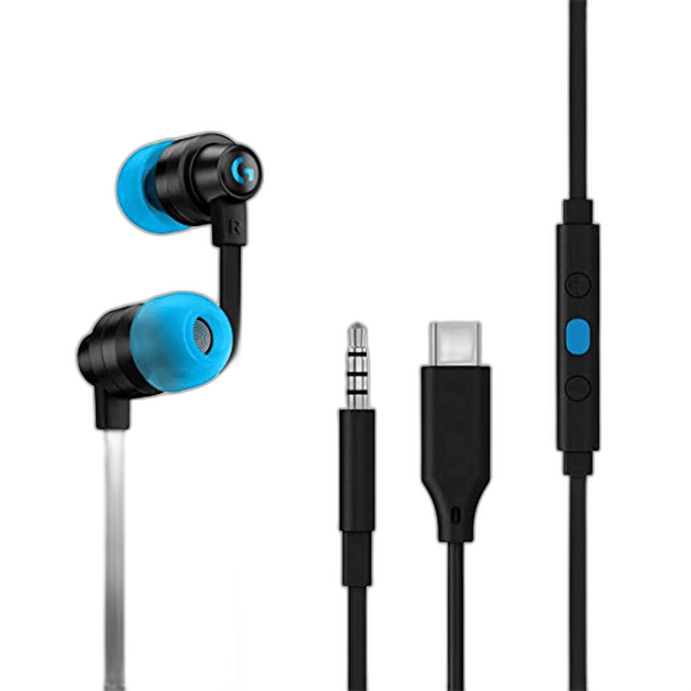 Logitech G333 Wired Earphones with Mic - Black