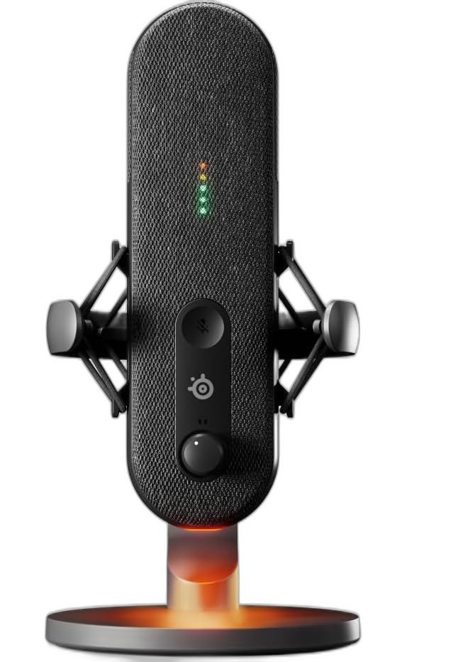 SteelSeries Alias USB-C Gaming Microphone, RGB