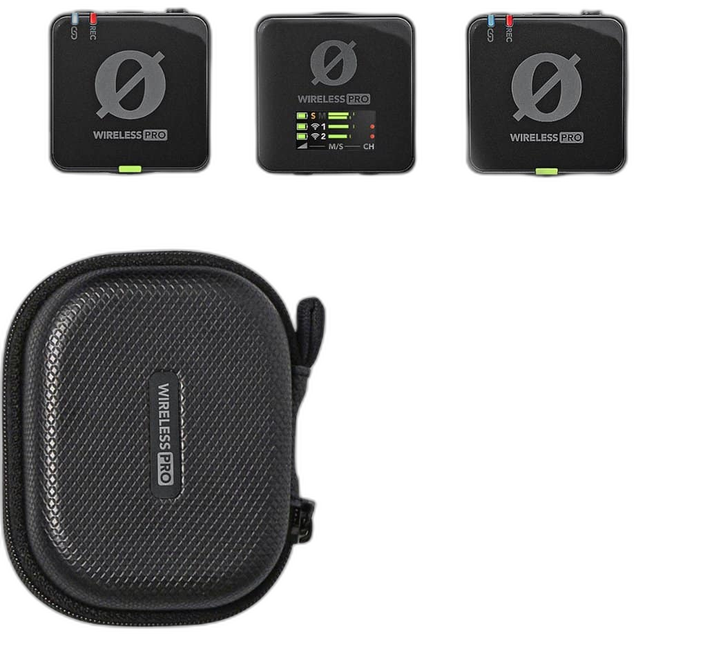 RØDE Wireless PRO 2-Person Clip-On Microphone System, 2.4 GHz
