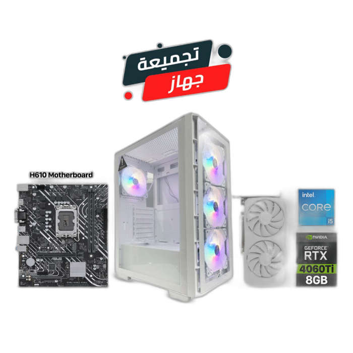 RTX 4060 Ti Gaming PC, Intel i5-12400F