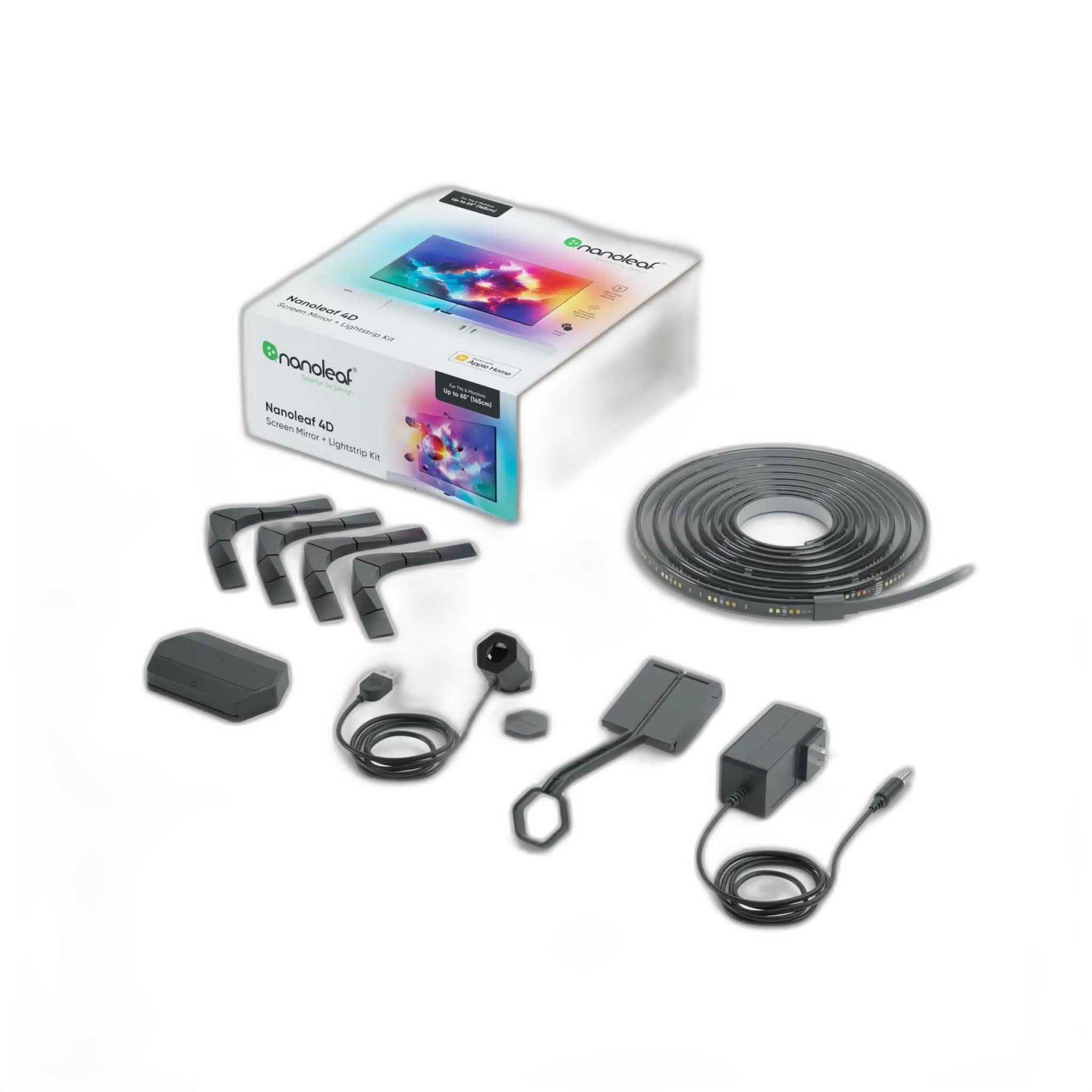 Nanoleaf 4D Screen Mirror Kit with 4M Lightstrip for TVs