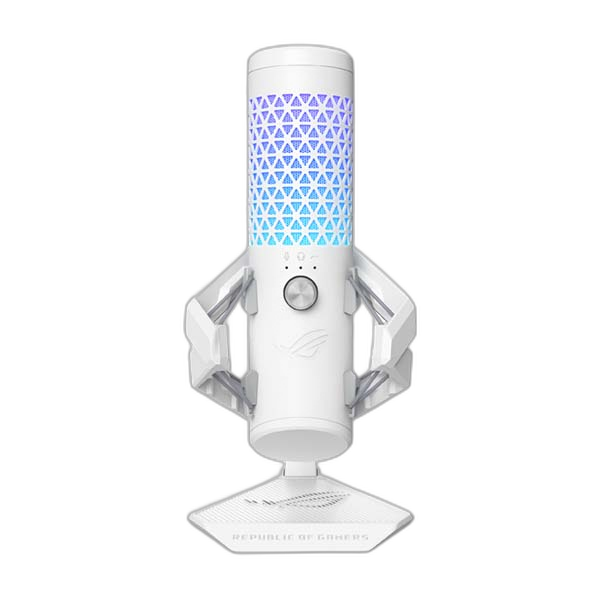 ASUS C501 ROG CARNYX RGB Wired Gaming Microphone, White