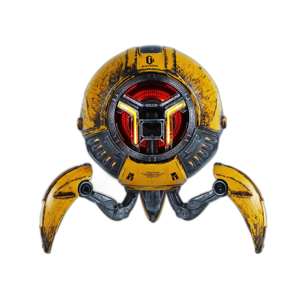 GravaStar Mars Pro Bluetooth 5.0 Speaker - War Damage Yellow