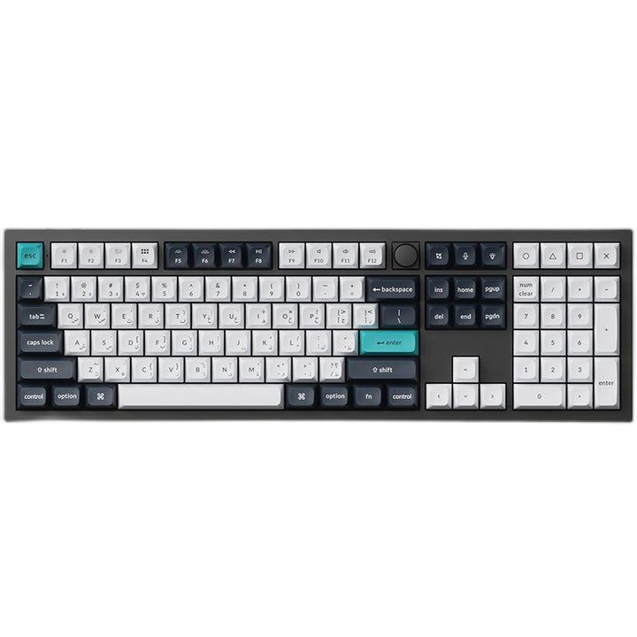Keychron Q6 Max 100% RGB Backlight Wireless Keyboard, Gateron Red Switch