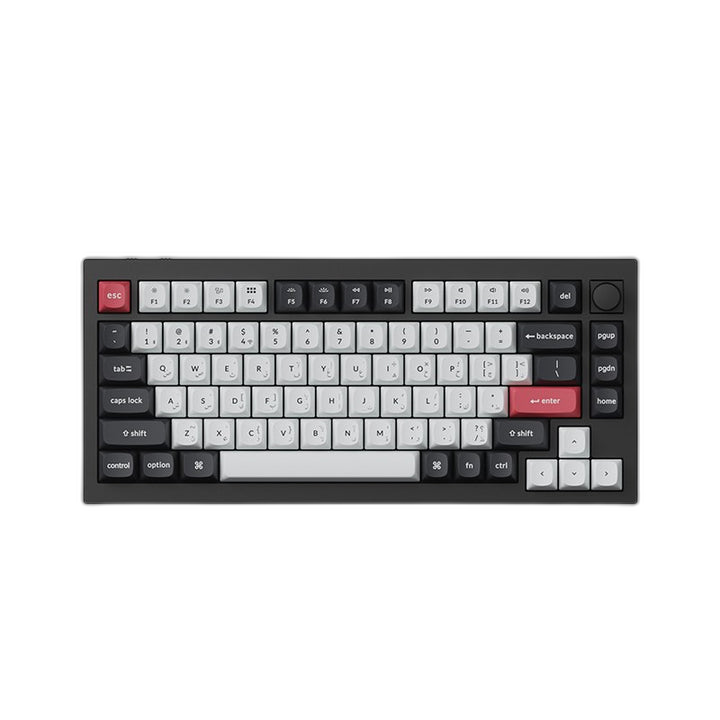 Keychron Q1 HE 75% RGB Backlight Wireless Keyboard, Carbon Black