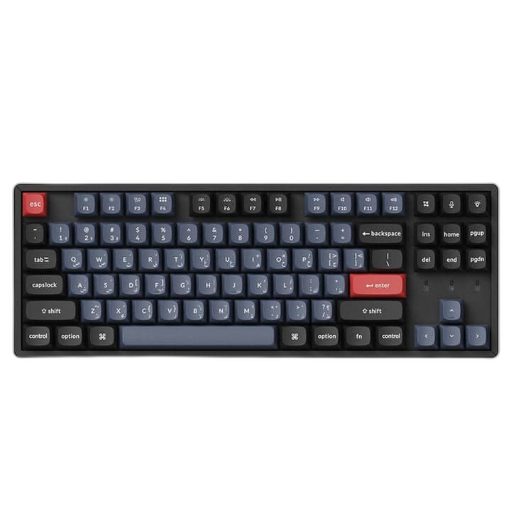 Keychron V6 Max 100% RGB Backlight Wireless Keyboard, Black