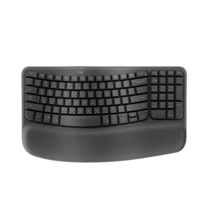 Logitech Wave Keys Wireless Bluetooth Keyboard, Black