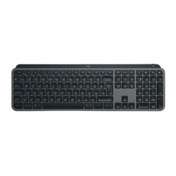 Logitech Max Keys S Advanced Wireless Illuminated Keyboard, Graphite