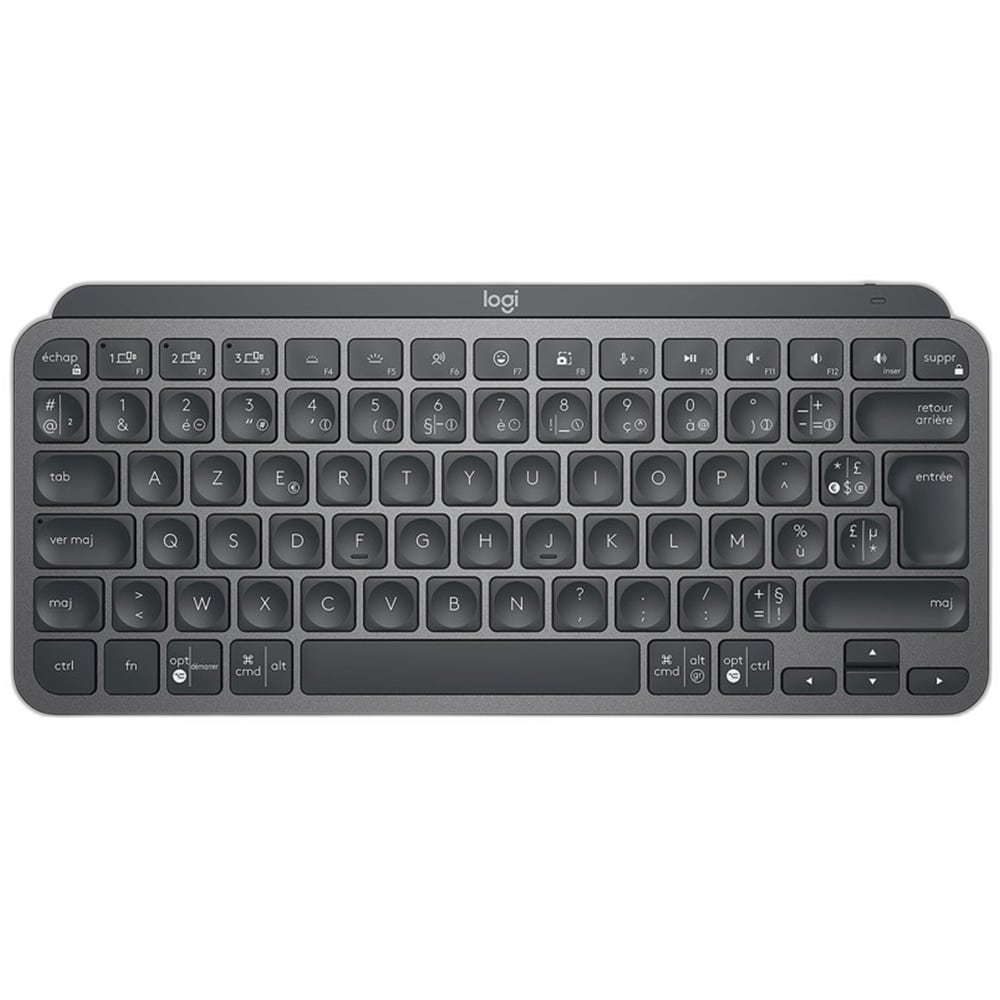 Logitech MXKeys Mini Wireless Compact Keyboard, Graphite