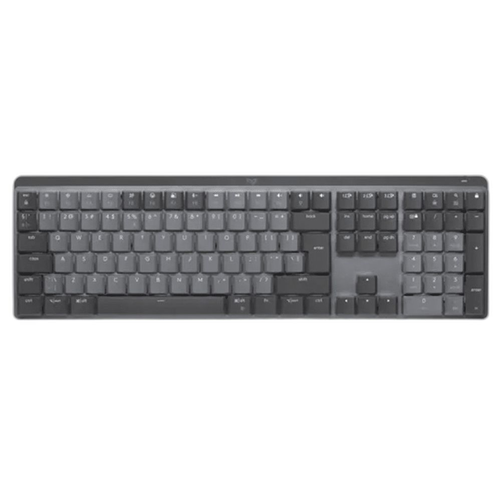 Logitech MX Mechanical Wireless Full Size Keyboard, Graphite