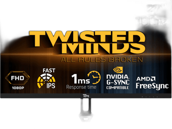 Twisted Minds 27 inch FHD 100Hz IPS Gaming Monitor