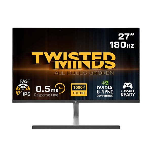 Twisted Minds 27 inch FHD 180Hz Fast IPS Gaming Monitor