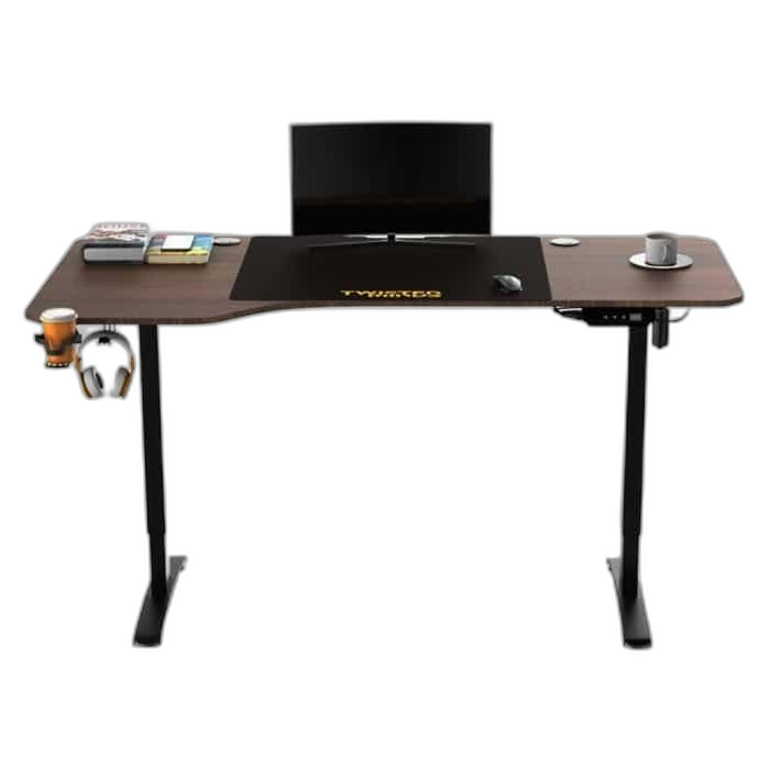 Twisted Minds T-Shaped Gaming Desk Electric-Height Adjustable 160*75cm Left